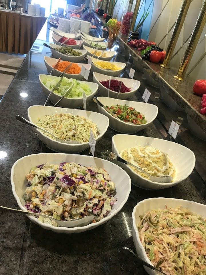 Fresh salad bar