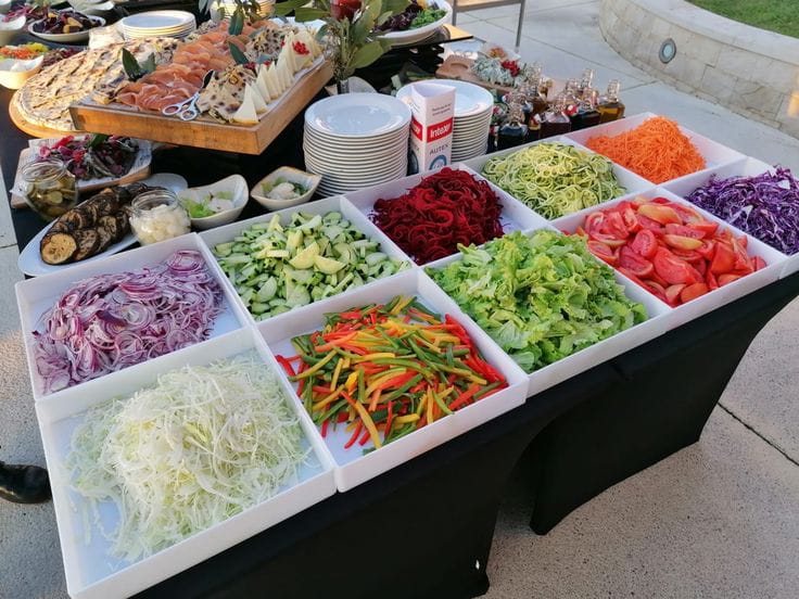 Salad station